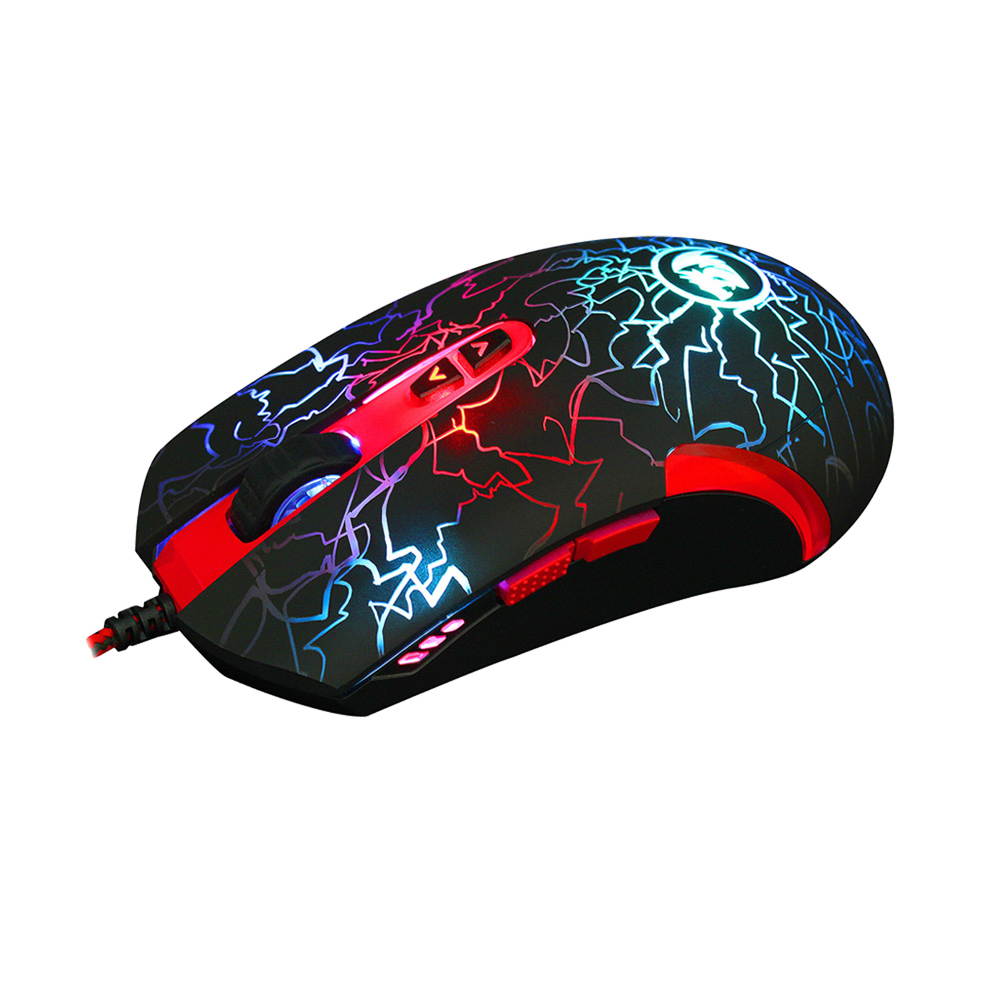 Funtech M701 USB Wired Gaming Mouse 3500DPI Adjustable 7 Programmable Buttons Optical Computer Mouse for Gamer