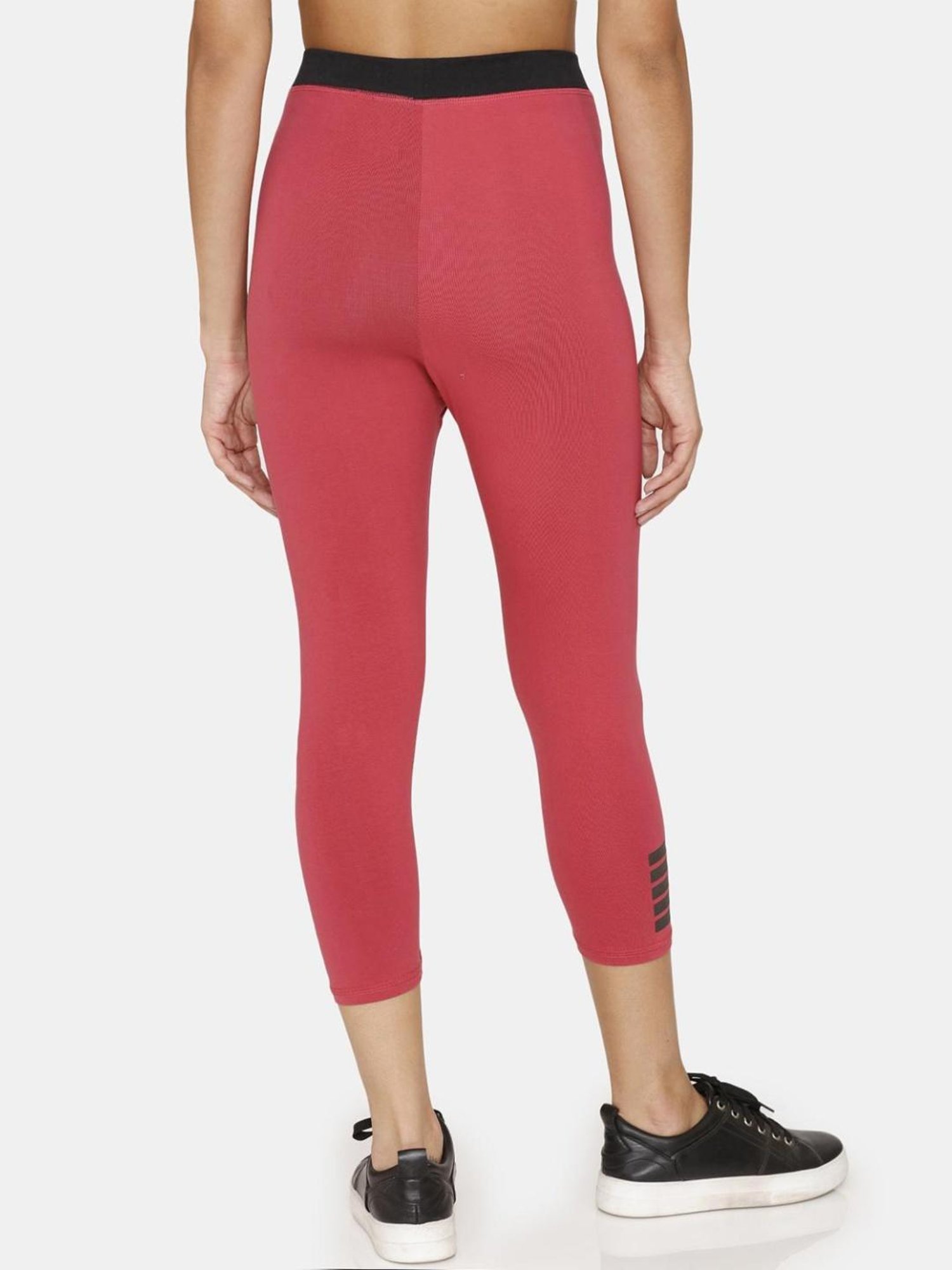 Zelocity by Zivame Pink Slim Fit Capris