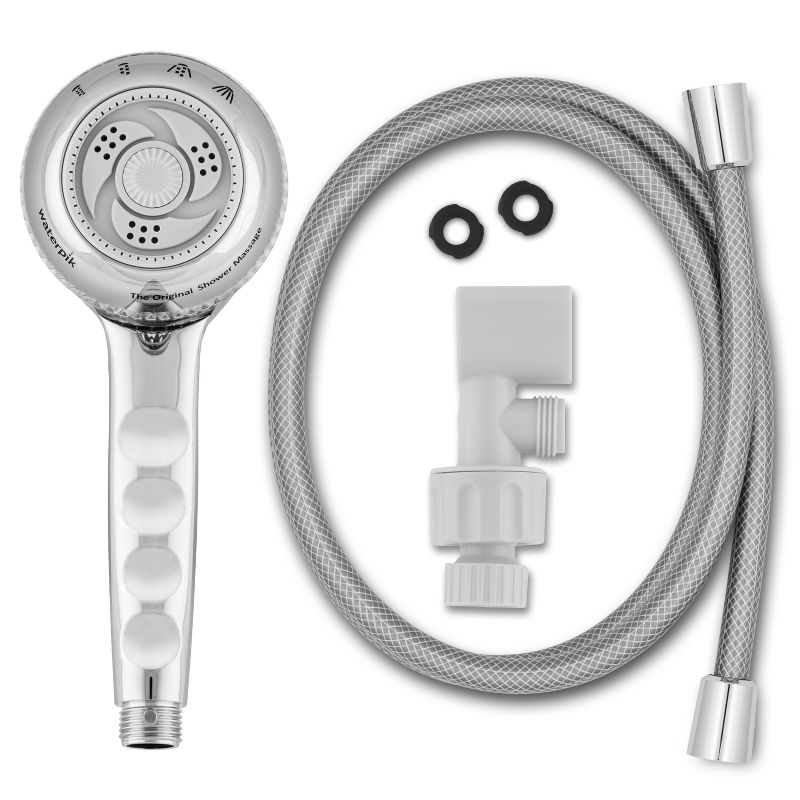 Original Shower Massage Hand Held Shower Head 4-mode Chrome- Waterpik