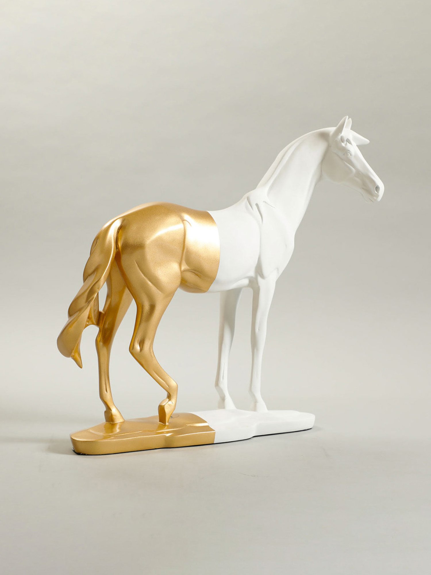 Tayhaa Brown Resin Fiery Tiger Head Showpiece