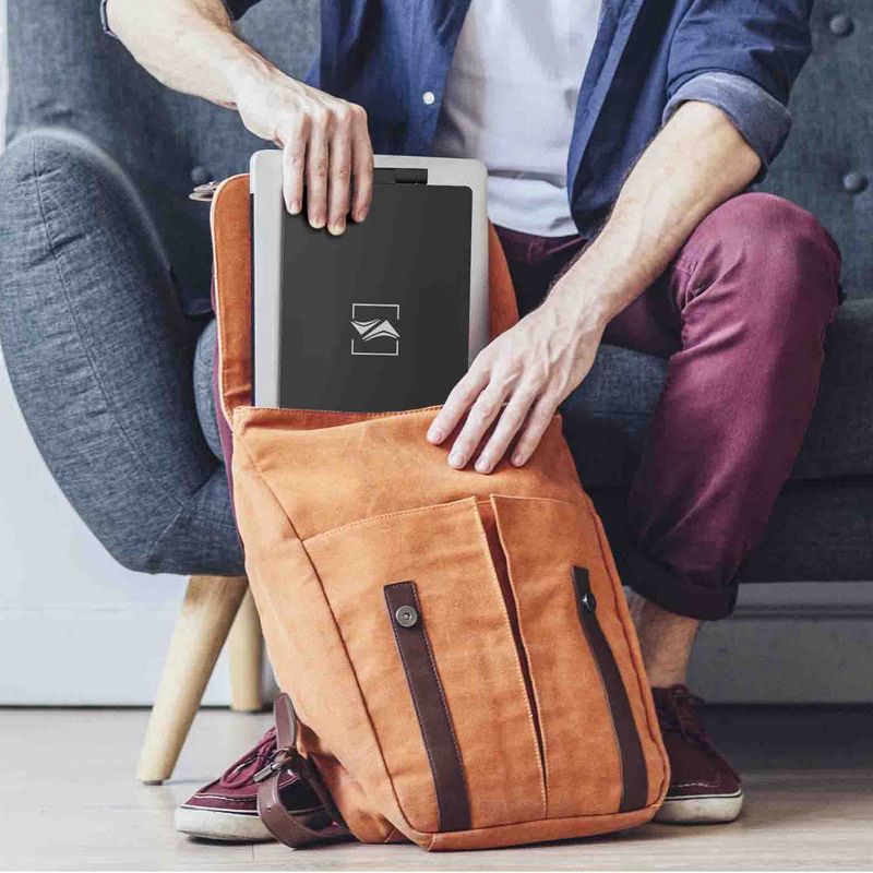 SideTrak Swivel 12.5" Attachable Portable Monitor for Laptop - IPS Full HD 1920x1080 USB Display - Black