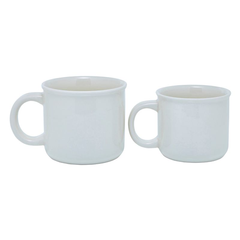 2pc Stoneware Papa Bear and Little Bear Mug Set - Parker Lane