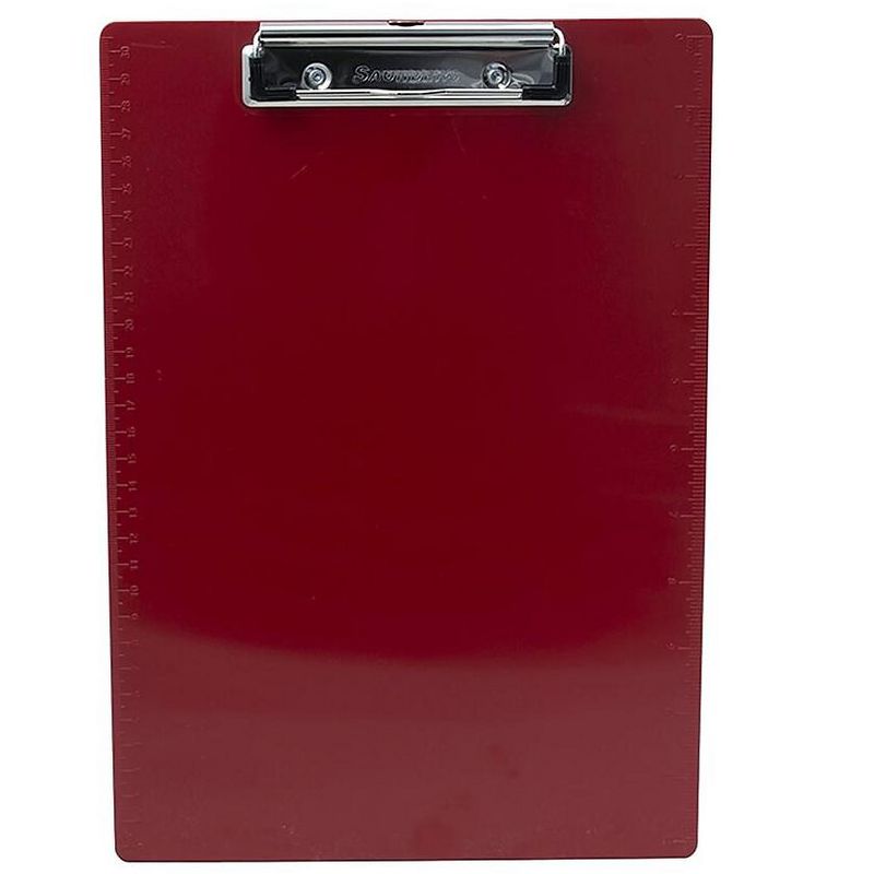 Saunders Plastic Clipboards, Letter Size, Red/Bl SAU22601