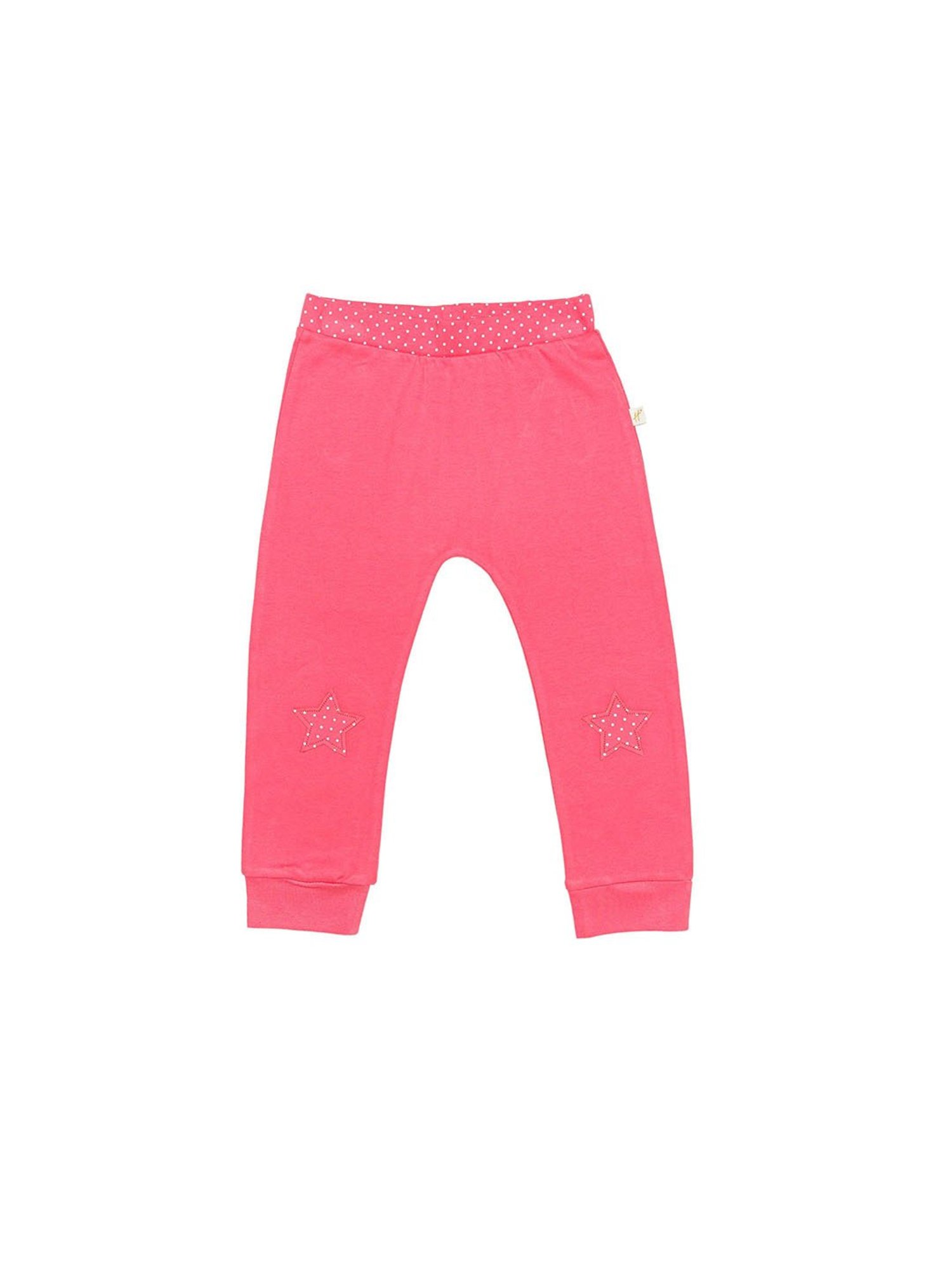 H by Hamleys Infants Girls Pink Solid Joggers