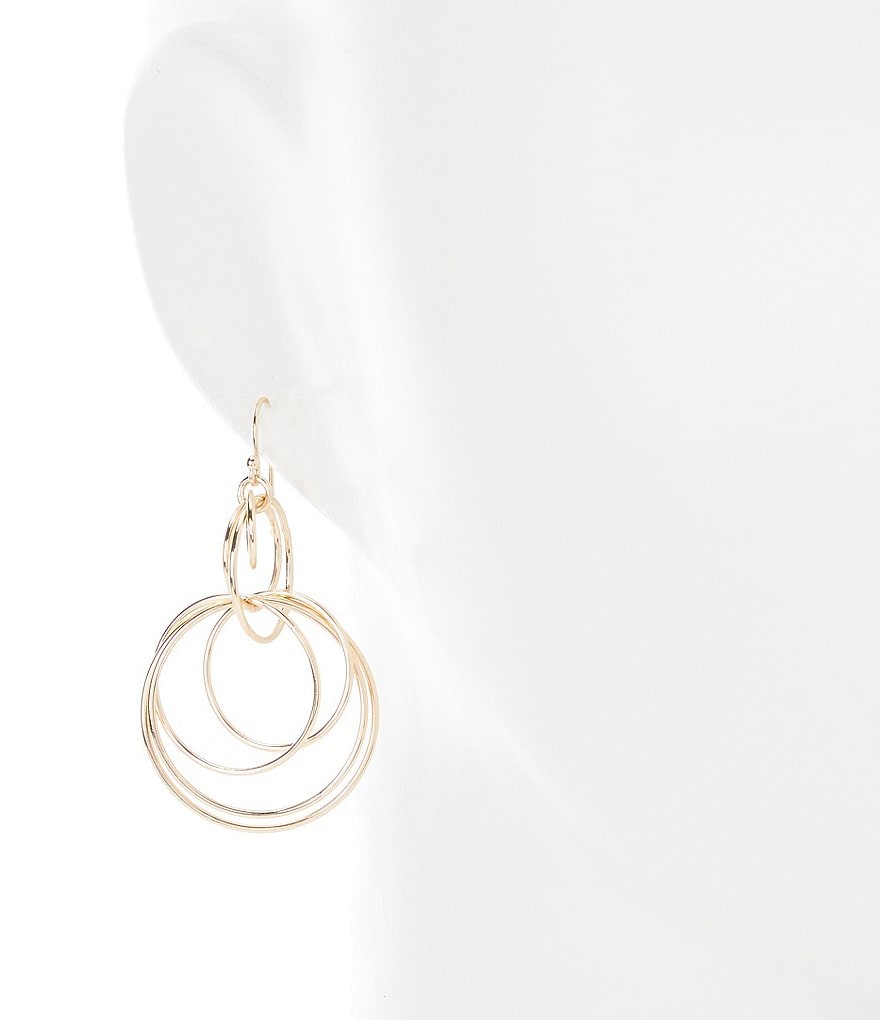 Multi Ring Drop Earrings