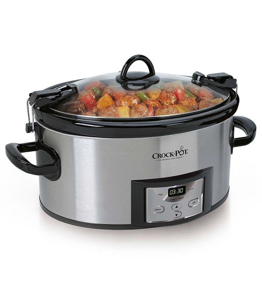 Crock Pot Cook & Carry Countdown 6-Quart Slow Cooker