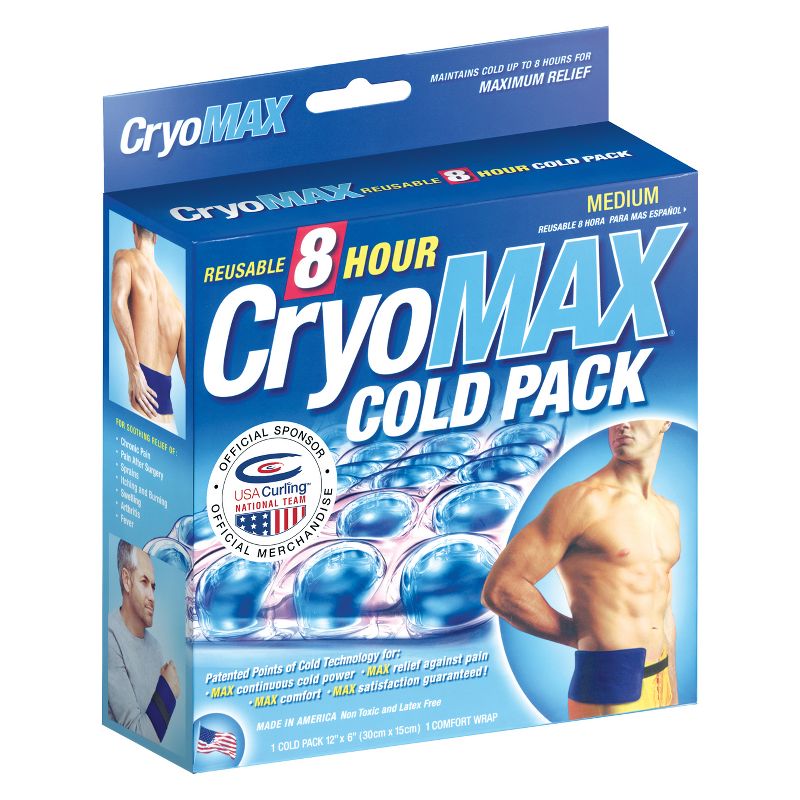 CryoMAX 8 Hour Reusable Cold Therapy Ice Pack - Medium - 6" x 12"