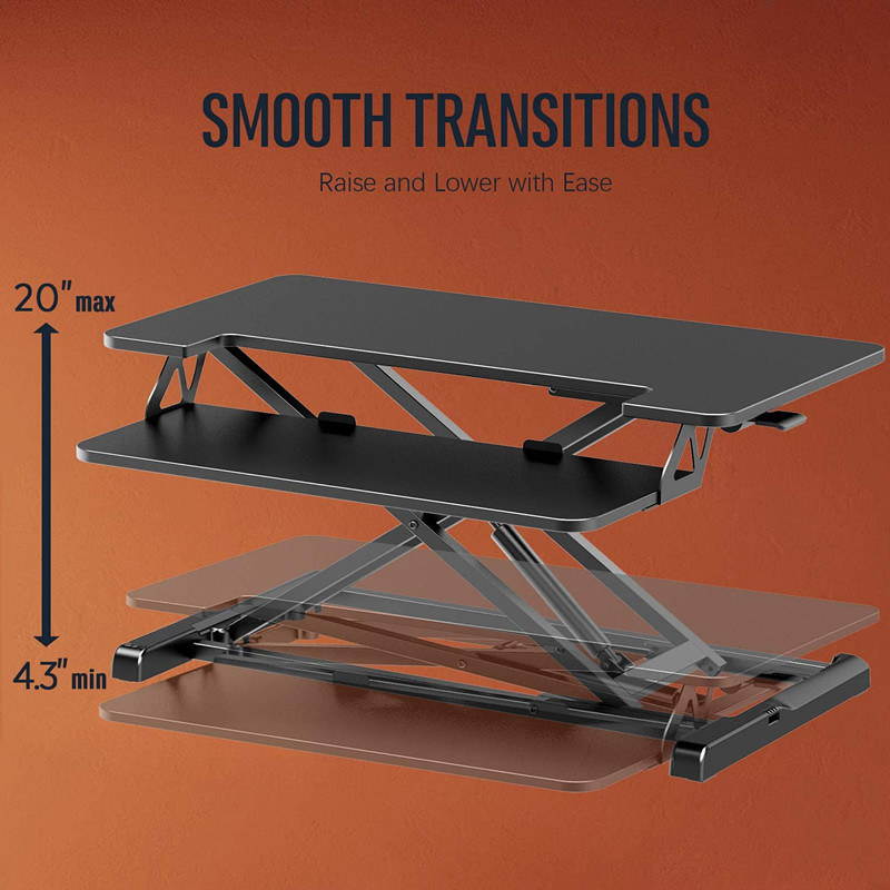 Computer Lifting Table,Standing Desk Converter Stand Up Desk Riser, Height Adjustable Ergonomic Tabletop Workstation Riser
