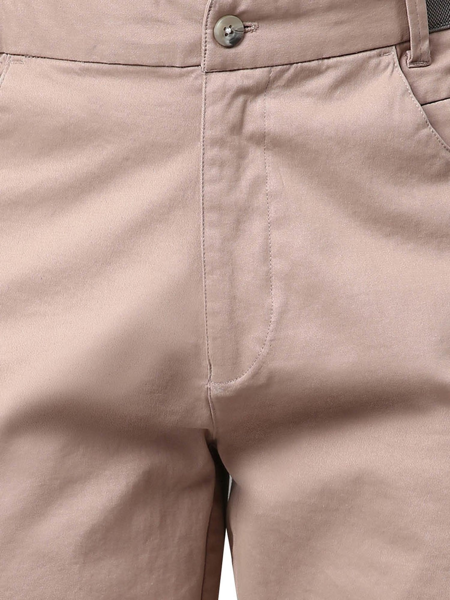 Slowave Dusty Pink Regular Fit Shorts