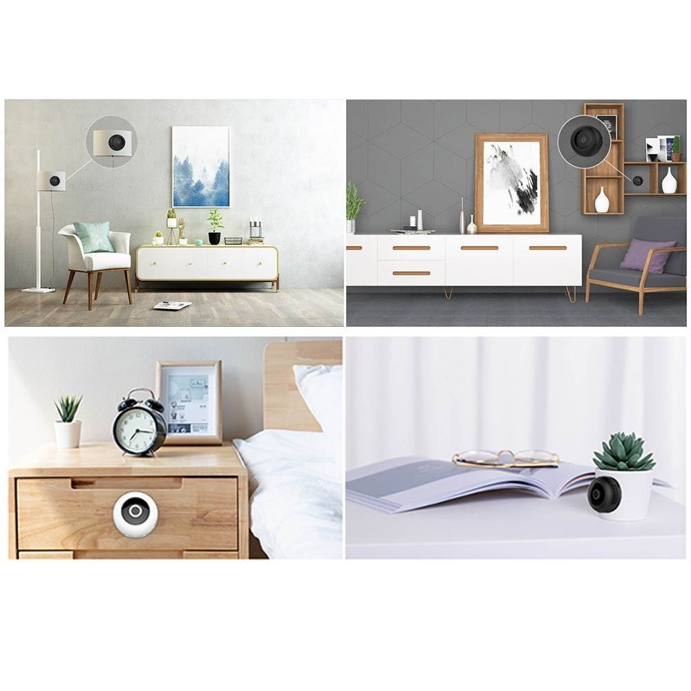 Mini Wearable Camera 1080P IP Night Vi sion Micro Cam Portable Video Recorder Se curity Magnetic-back for