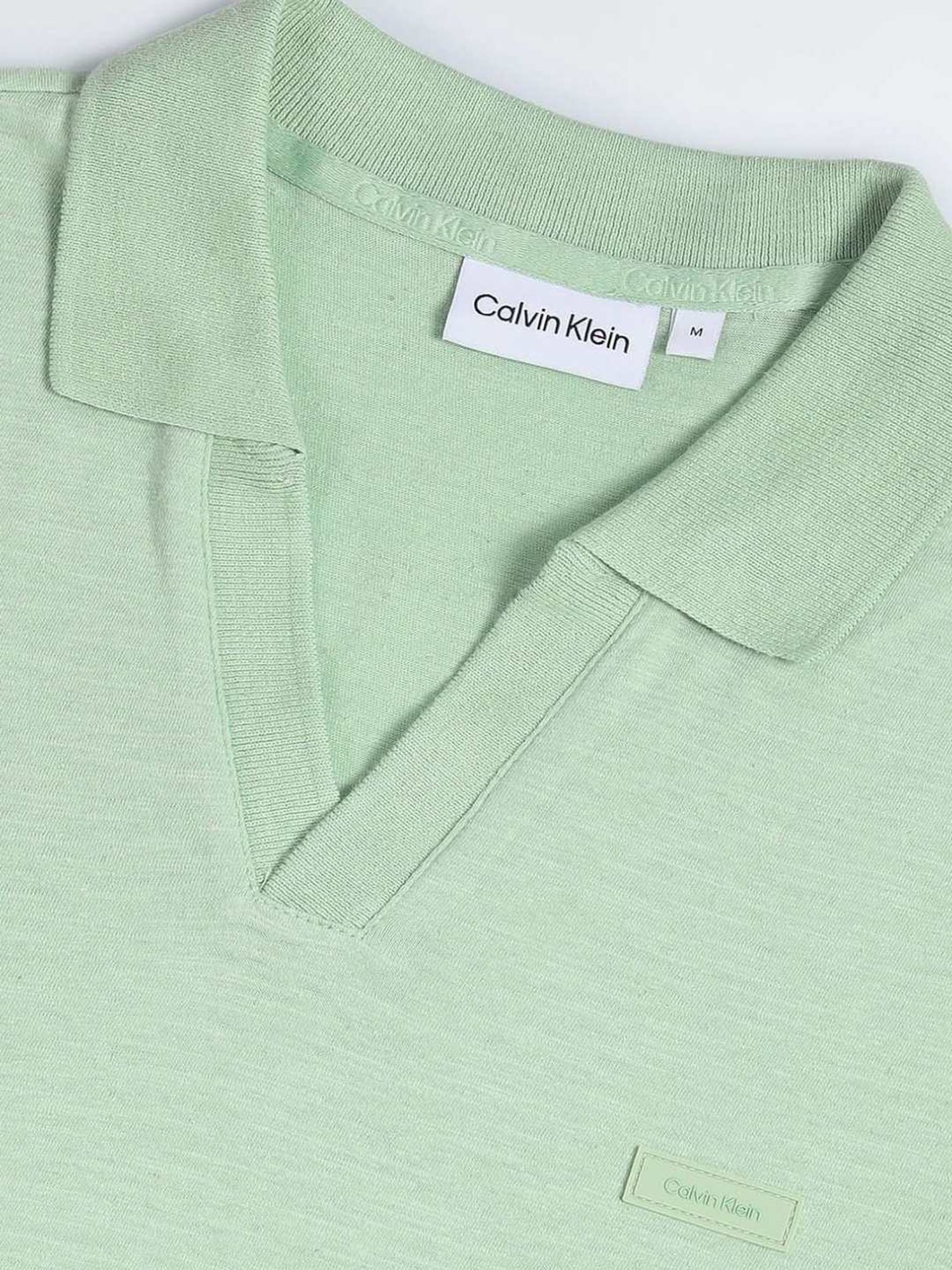 Calvin Klein Jeans Quiet Green Regular Fit Polo T-Shirt
