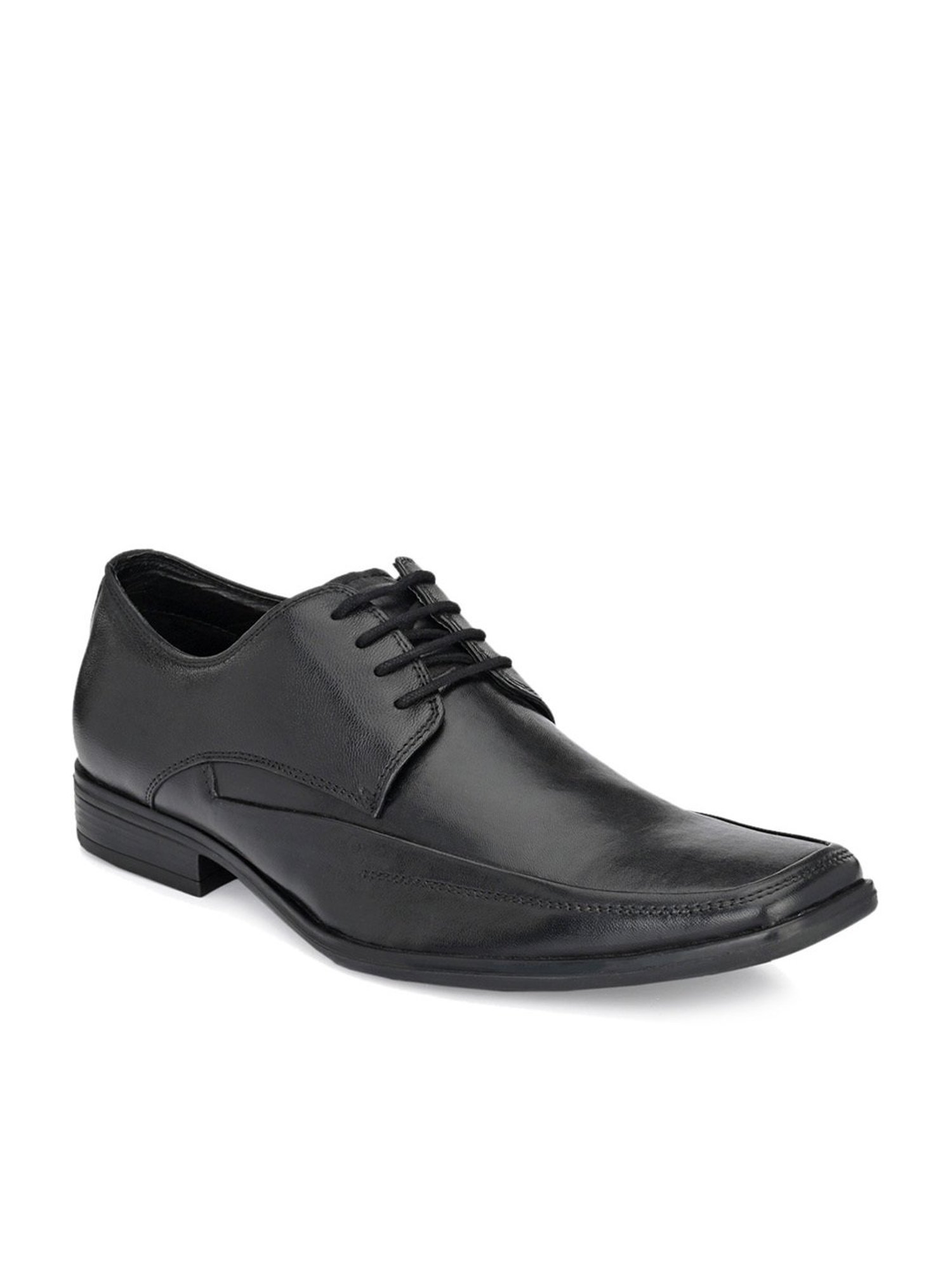 Hitz Men's Black Derby Shoes