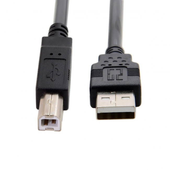 Cablecc 3m USB Standard-B Type to USB 2.0 Male Data Cable for Hard Disk & Scanner & Printer
