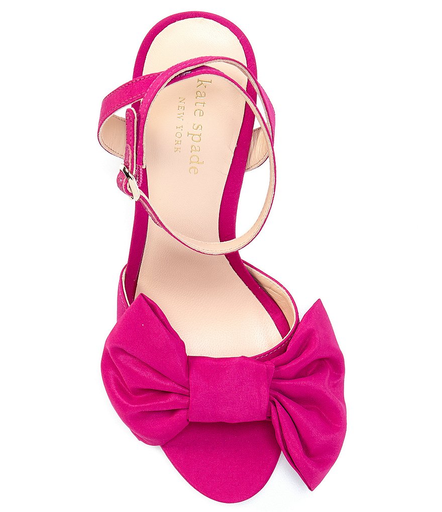 kate spade new york Gloria Bow Detail Ankle Strap Dress Sandals