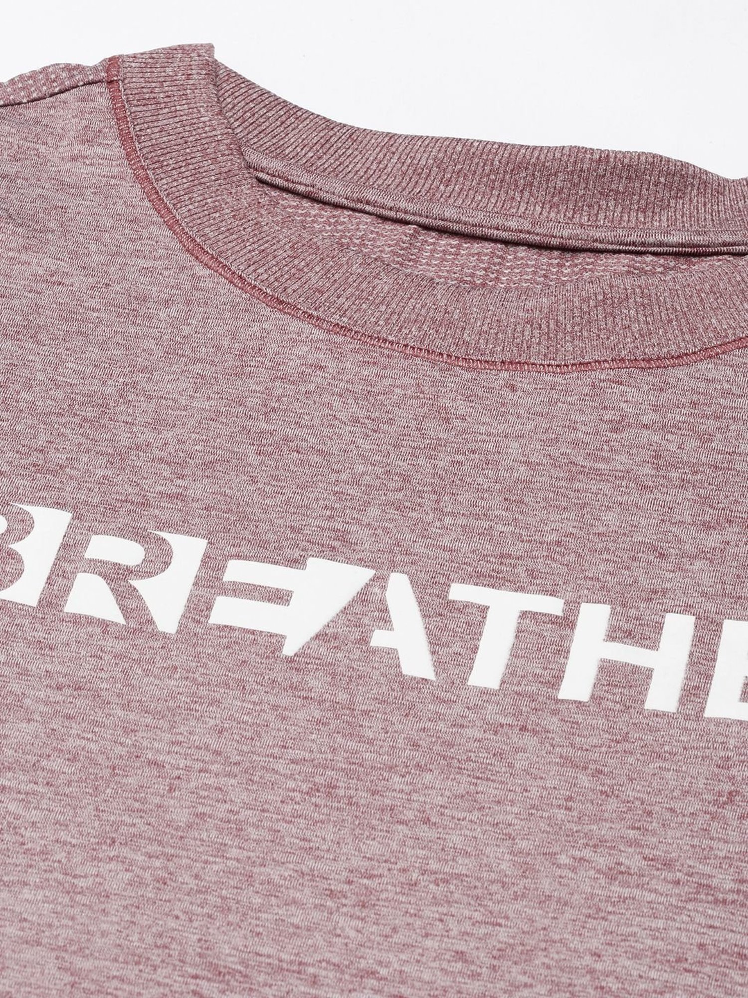 Enamor Red Graphic Print Sports T-Shirt