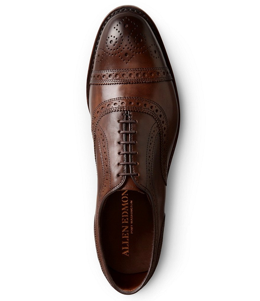 Allen-Edmonds Strand Cap-Toe Leather Dress Oxfords