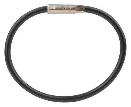 Twisty Key Ring, Black, PK 5