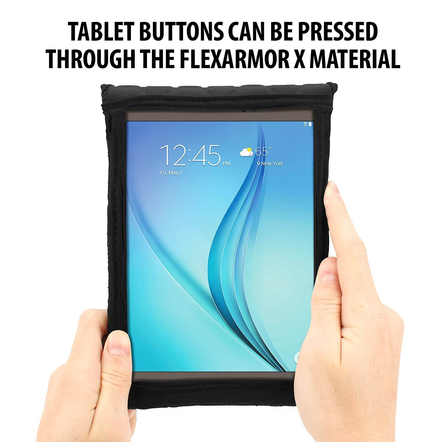 USA Gear 7 inch Tablet Carrying Bag Cover with Built-in Screen Protector - 7 to 8 inch Tablet Sleeve Carry Bag Fits Samsung Galaxy Tab S2 8" / Tab E Lite 7" / Tab A 8", ASUS ZenPad S 8, and More