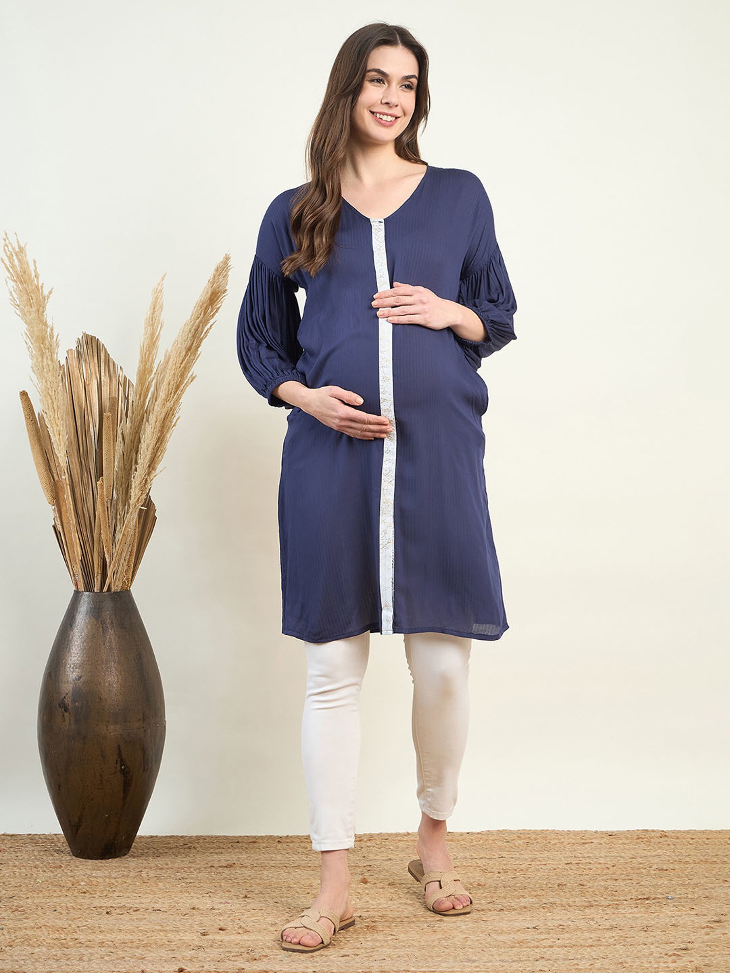 KOI SLEEPWEAR White Maternity Leggings