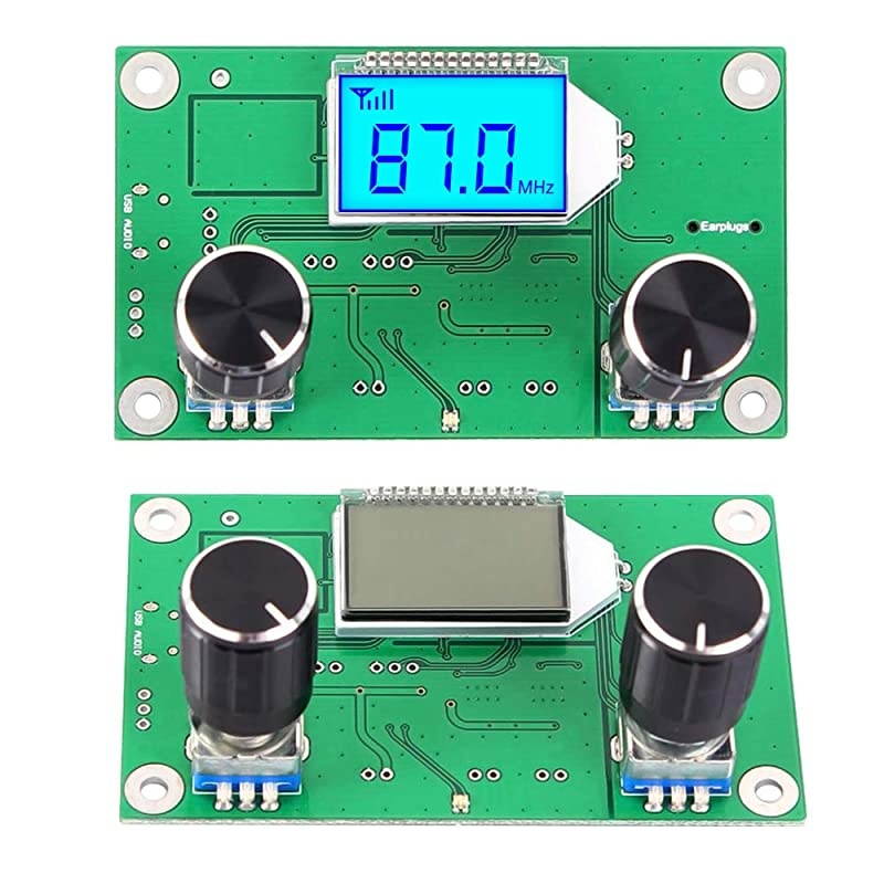 Icstation Digital FM Radio Wireless Receiver Module LCD Dplay DSP PLL 760MHz1080MHz
