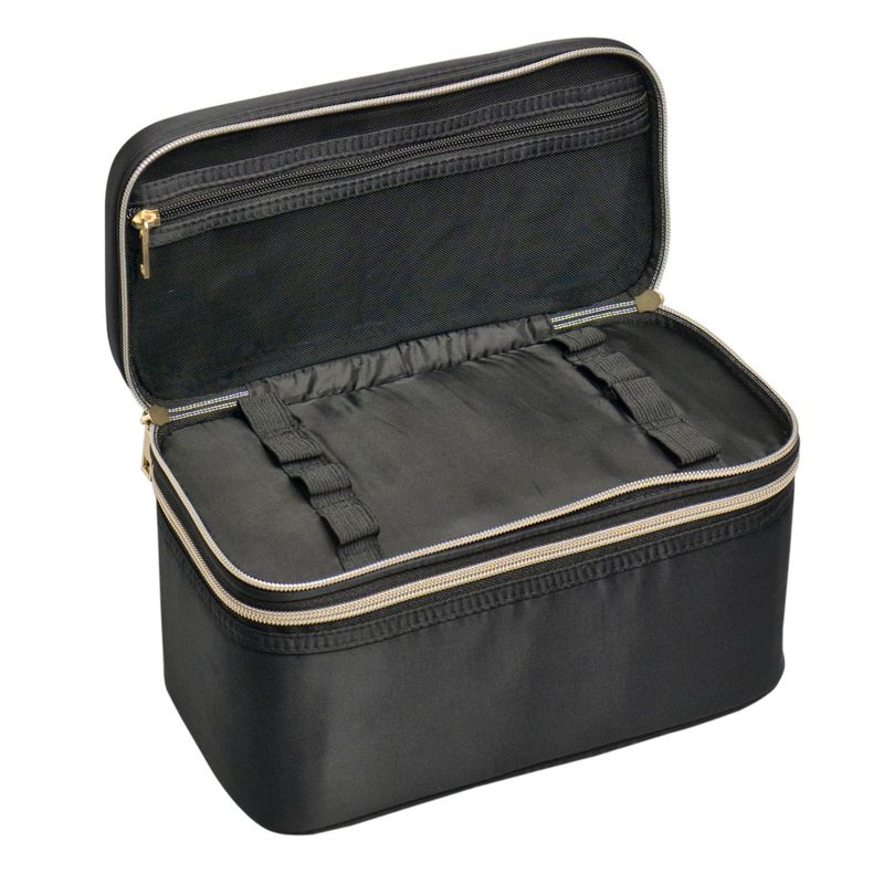 Sonia Kashuk™ Double Zip Train Case Makeup Bag  - Black