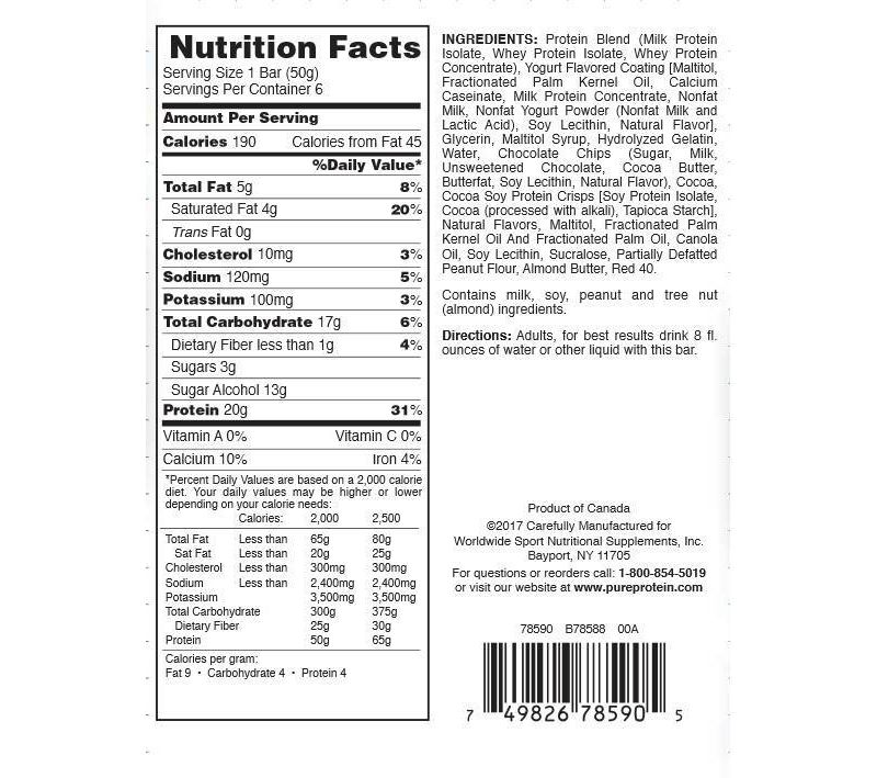 Pure Protein Bar - Red Velvet Cake - 6ct