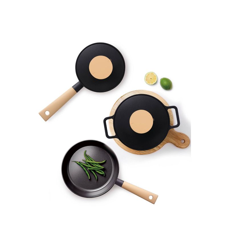 LocknLock Minimal 3qt Sauce Pan Black