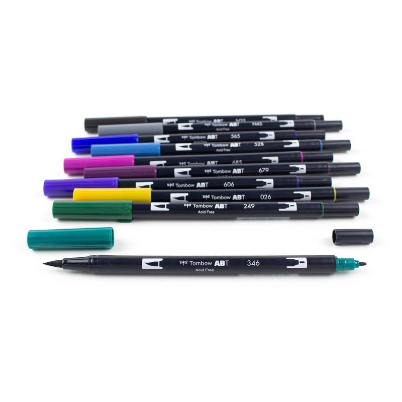 Tombow 10ct Dual Brush Pen Art Markers - Bohemian