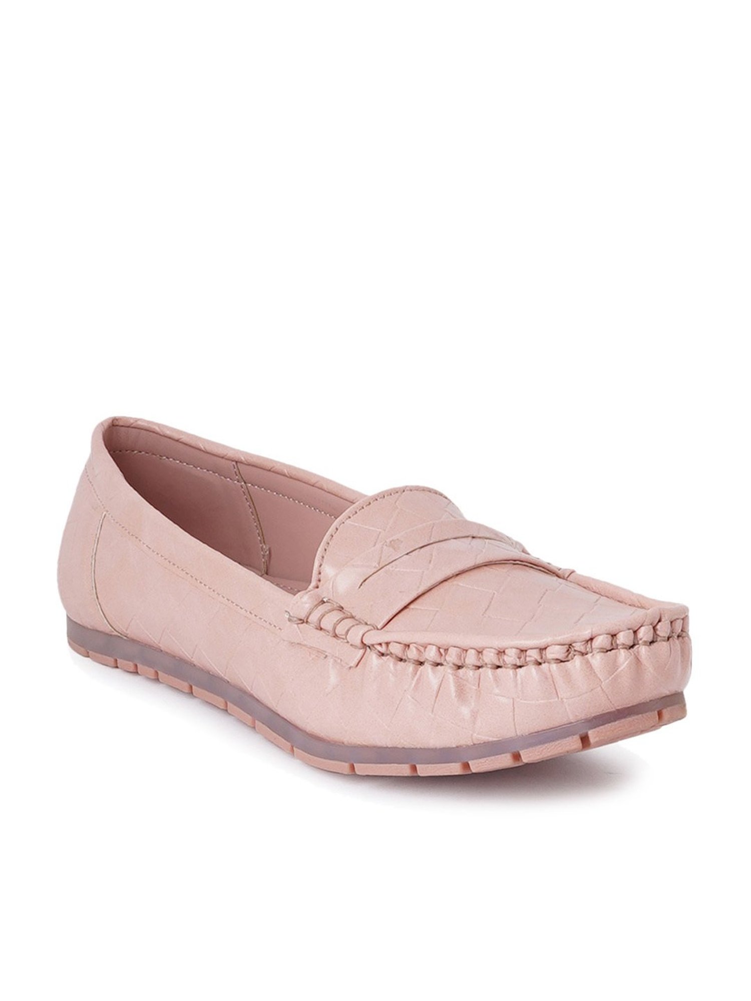 Scentra Women's Pink Casual Loafers