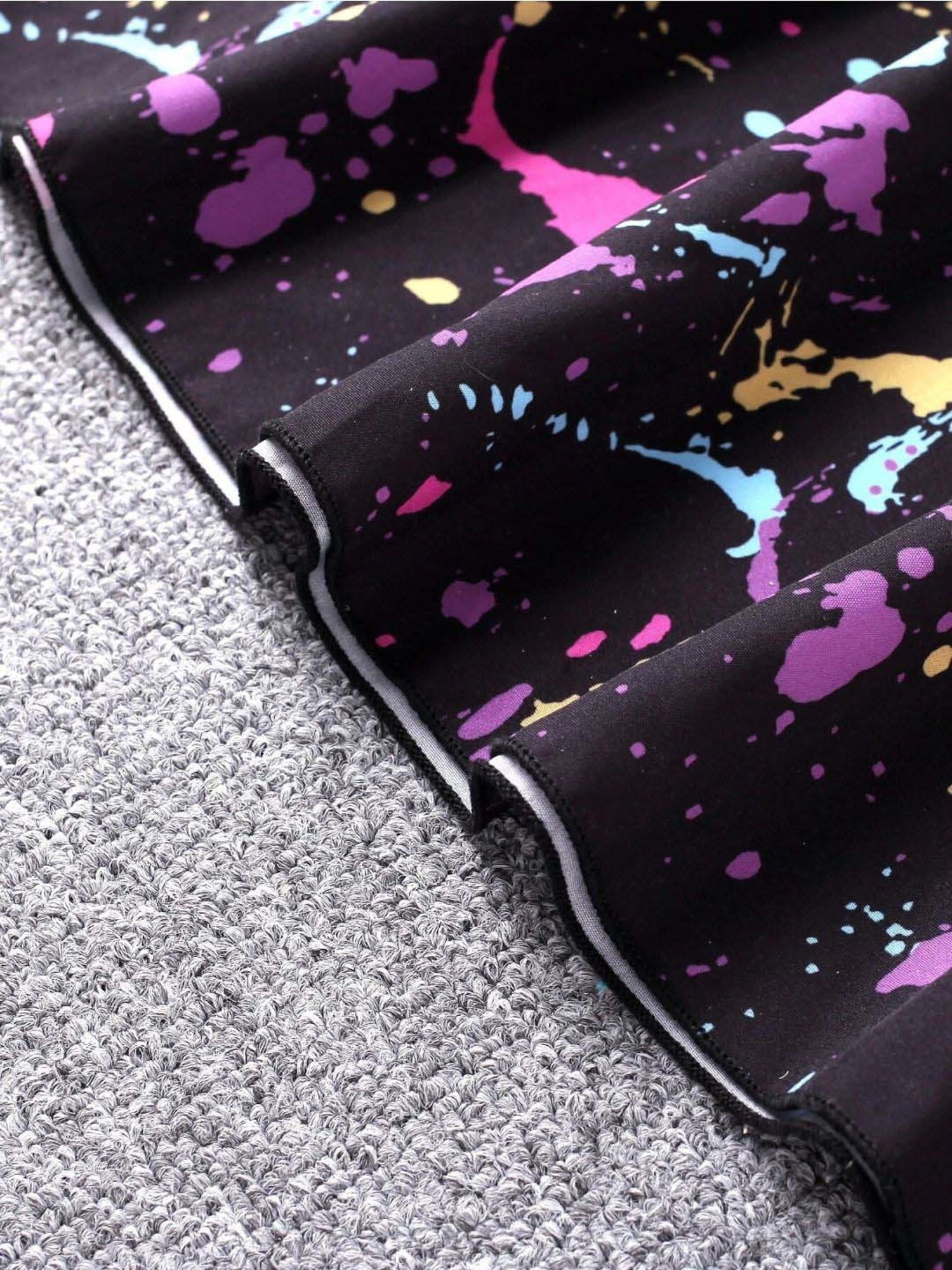 Bolly Lounge Girls Black Floral Dress