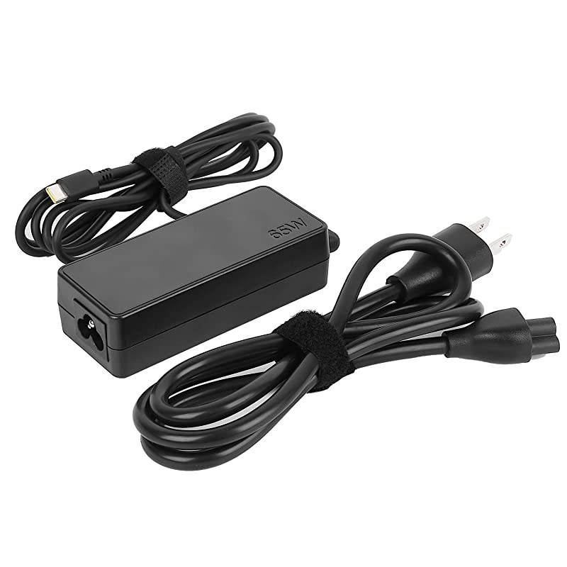 USB Type C AC Charger for Lenovo ideapad S940 Yoga S940 C730 thinpad E495 E595 T580 T480 T480S p43s p53s GX20P92530 4X20M26268 ADLX65YCC3D ADLX65YLC3D ADLX65YDC3D Laptop Power Supply Adapter Cord