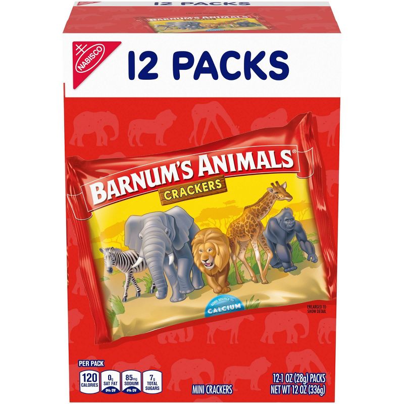 Barnums Animal Crackers Multipack - 12ct