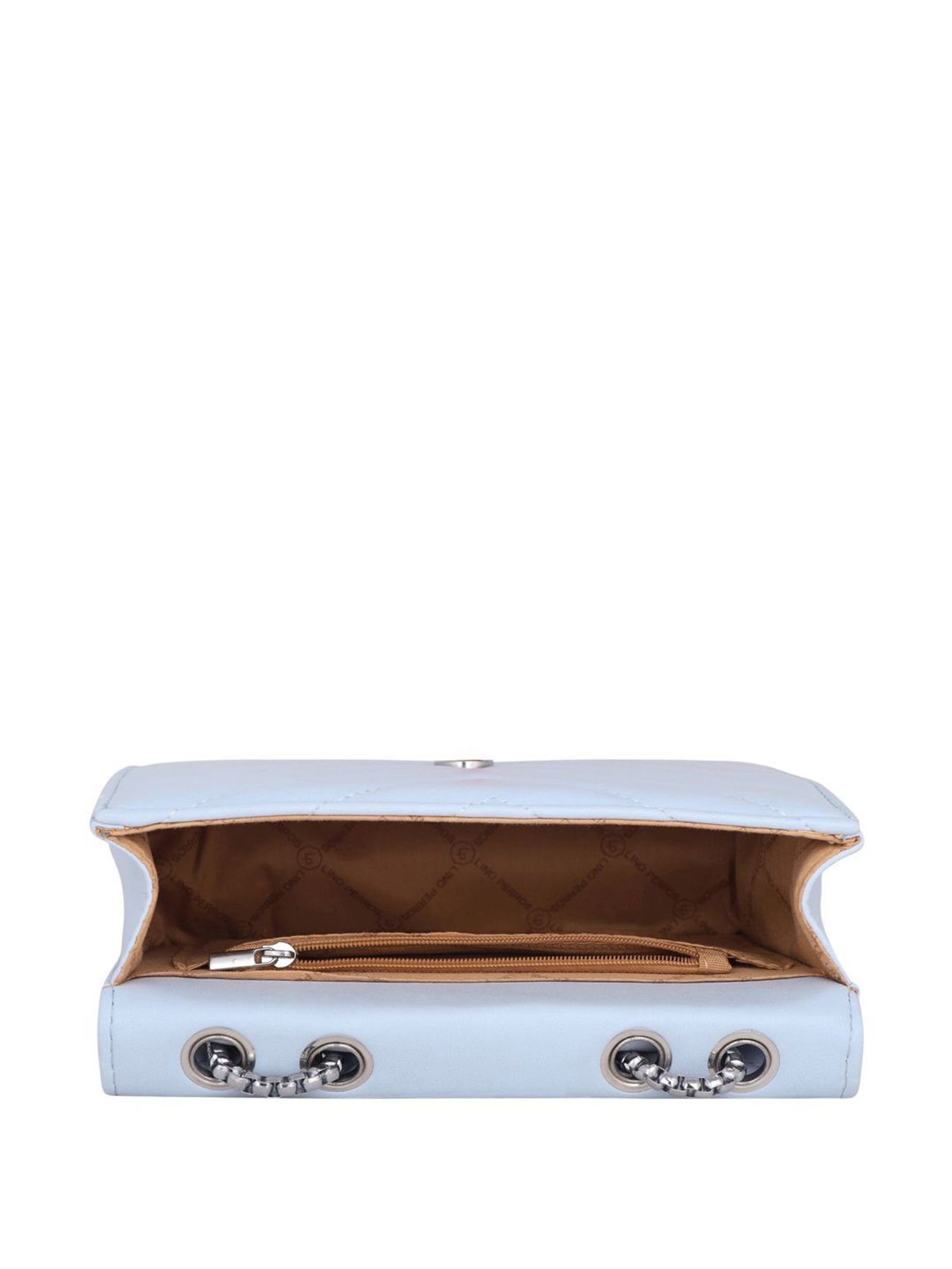 Lino Perros Blue Quilted Medium Shoulder Bag