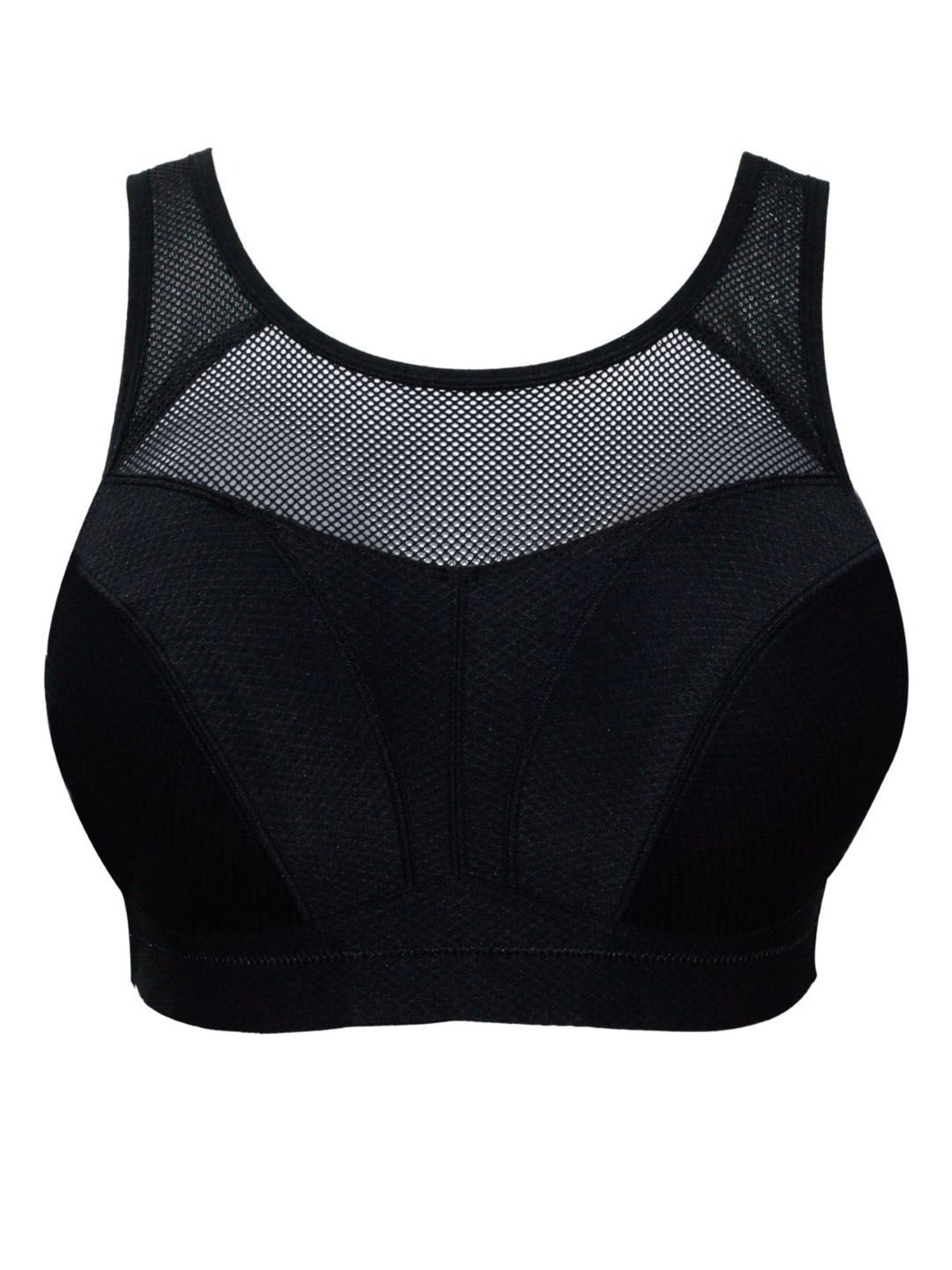 PARFAIT Black Non Wired Non Padded Sports Bra