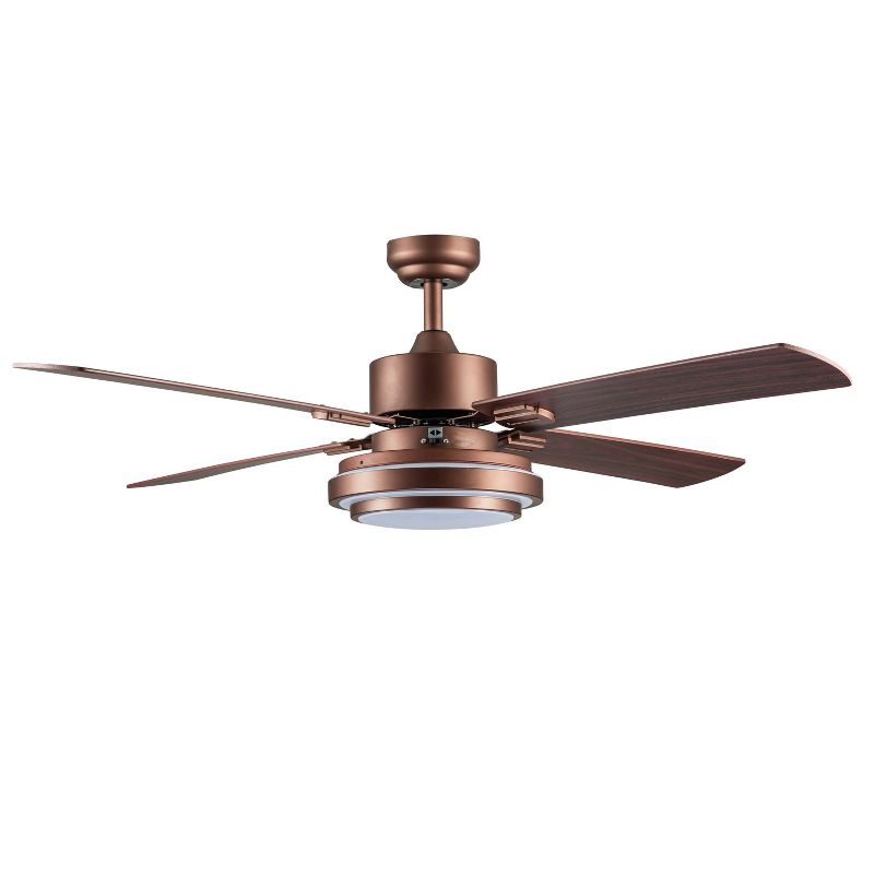 51" LED 4-Blade Adiar Integrated Ceiling Fan - River of Goods