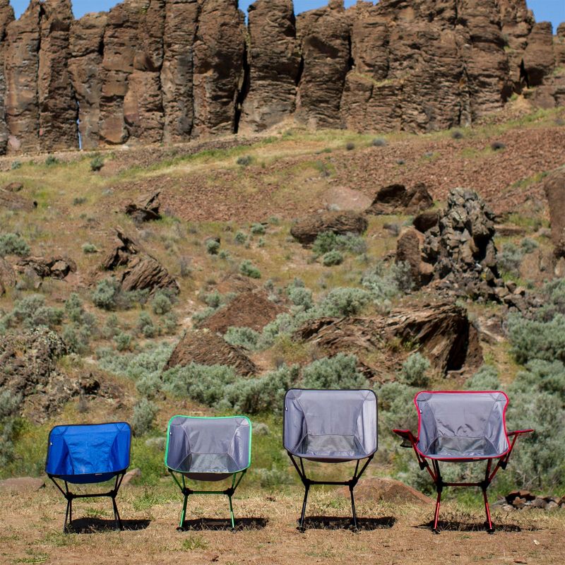 TravelChair Outdoor Portable Lightweight Roo Camping Chair Lounger Seat, Red