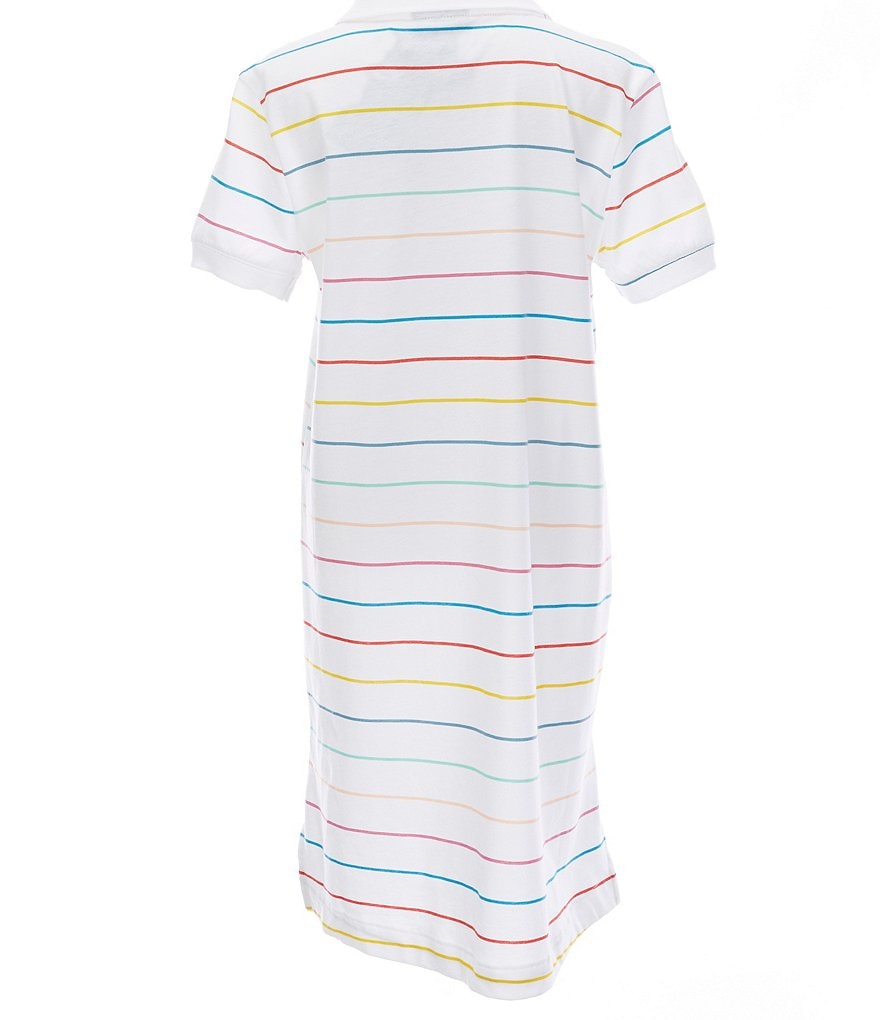 Nike Big Girls 7-16 Stripe Polo Shirtdress