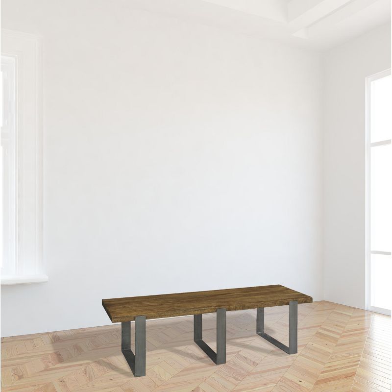 Hekman 23700 Hekman Iron Strapping Rectangular Coffee Table 23700 Bedford