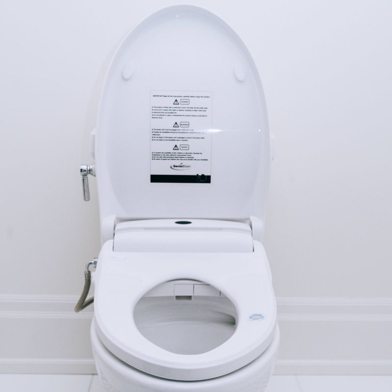 Electric Heated Bidet Smart Toilet Seat White - Genie Bidet