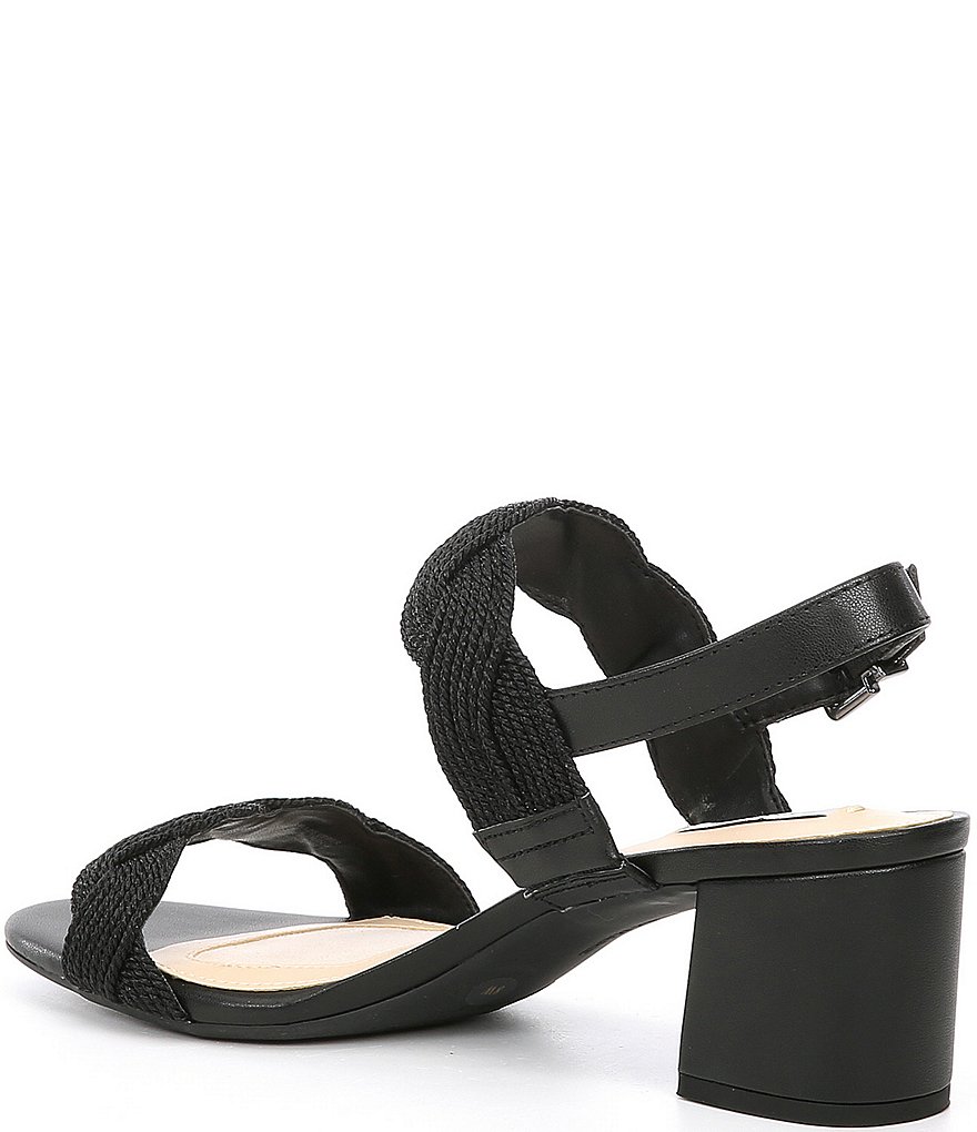 Alex Marie Devah Braided Rope Block Heel Sandals