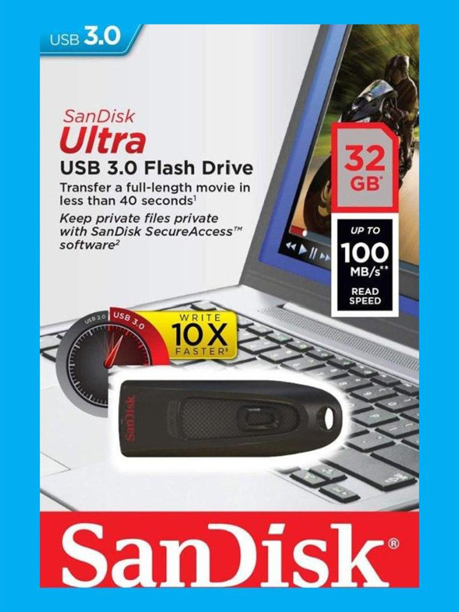 SANDISK SDCZ48-032G-U46 32 GB Pen Drive Black