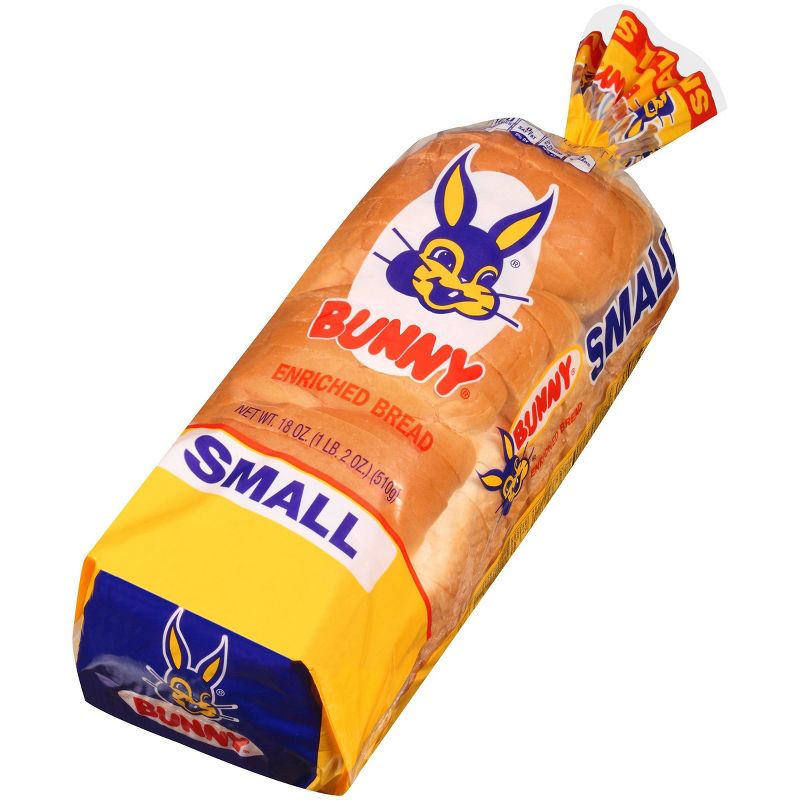 Bunny Small Round Top White Bread - 18oz