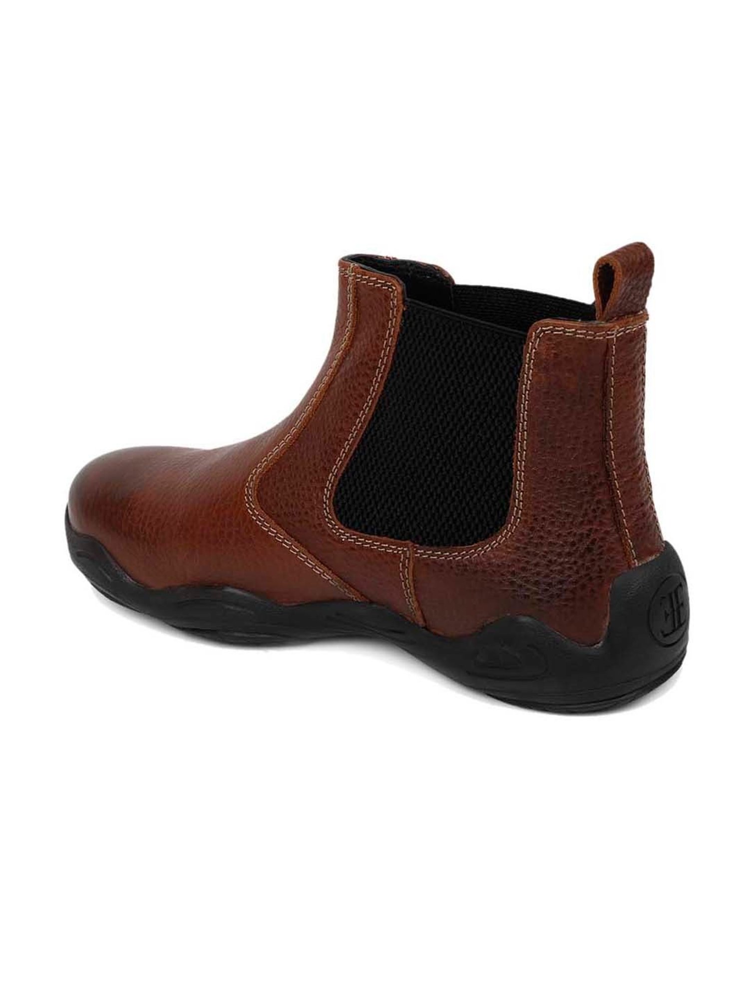 EZOK Men's Tan Chelsea Boots