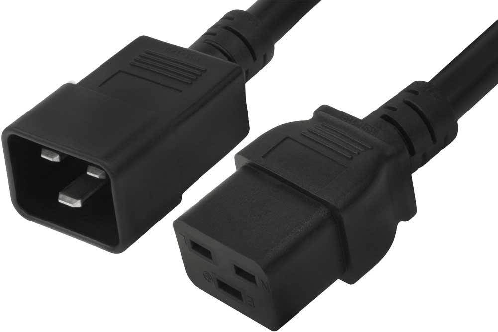 SF Cable 6 ft IEC-60320-C20 To IEC-60320-C19 Power Cord