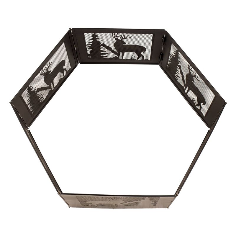 Pleasant Hearth Deer Mountain Folding Fire Ring