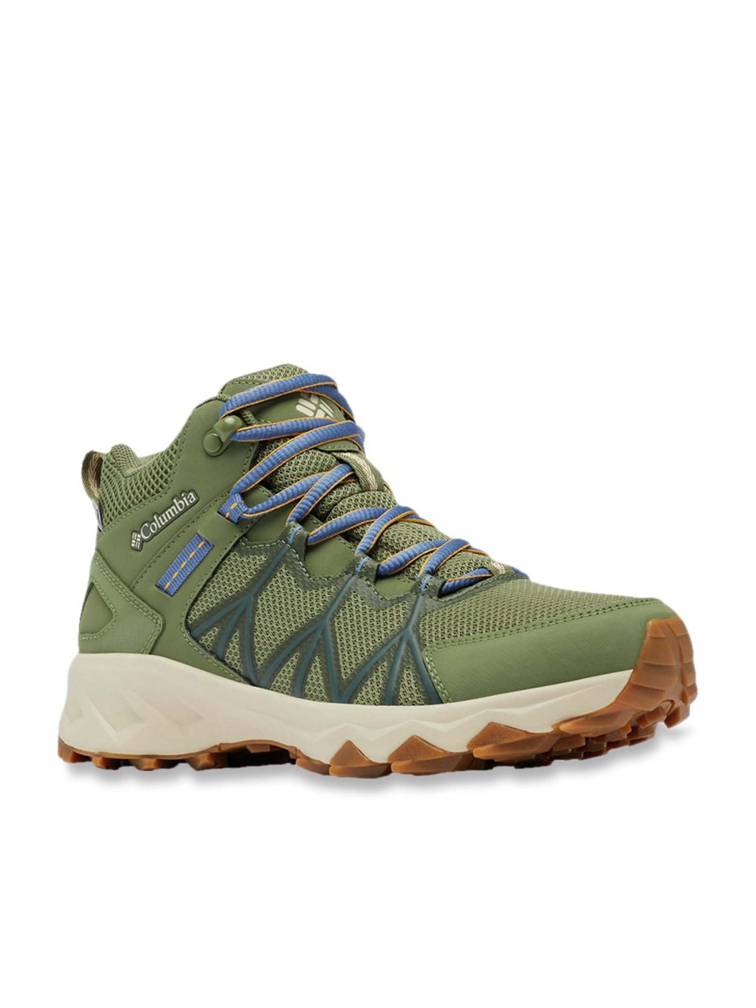 Columbia Women's PEAKFREAK II MID OUTDRY Green Outdoor Shoes