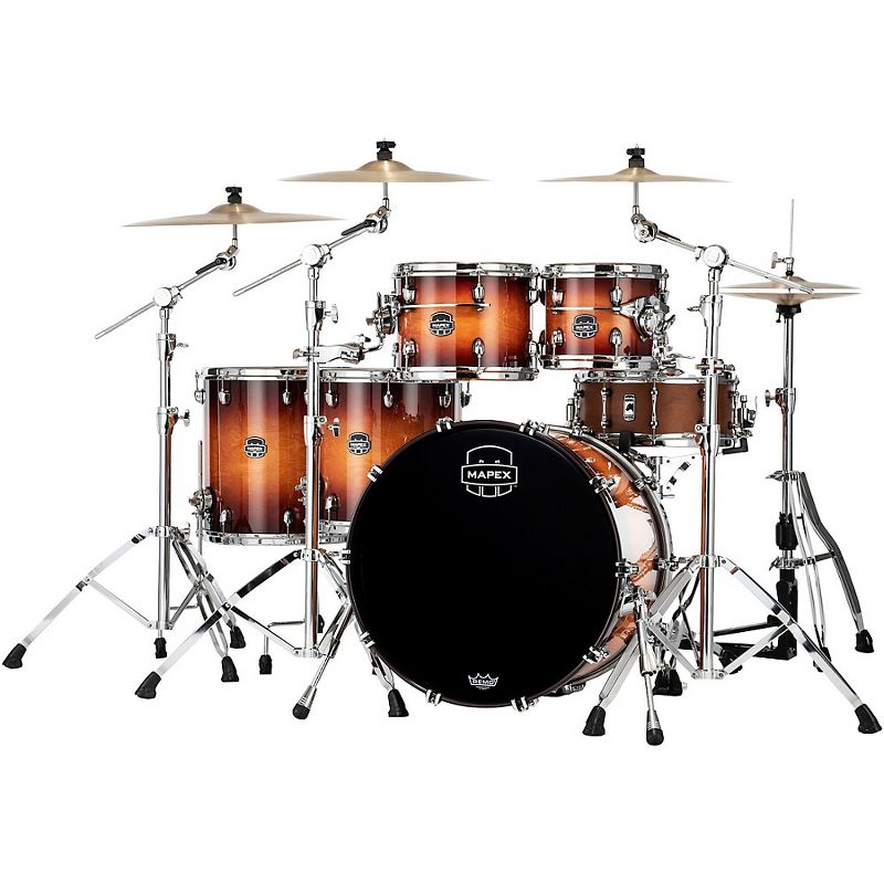 Mapex Saturn Evolution Workhorse Birch 5-Piece Shell Pack with 22 in. Bass Drum Exotic Sunburst