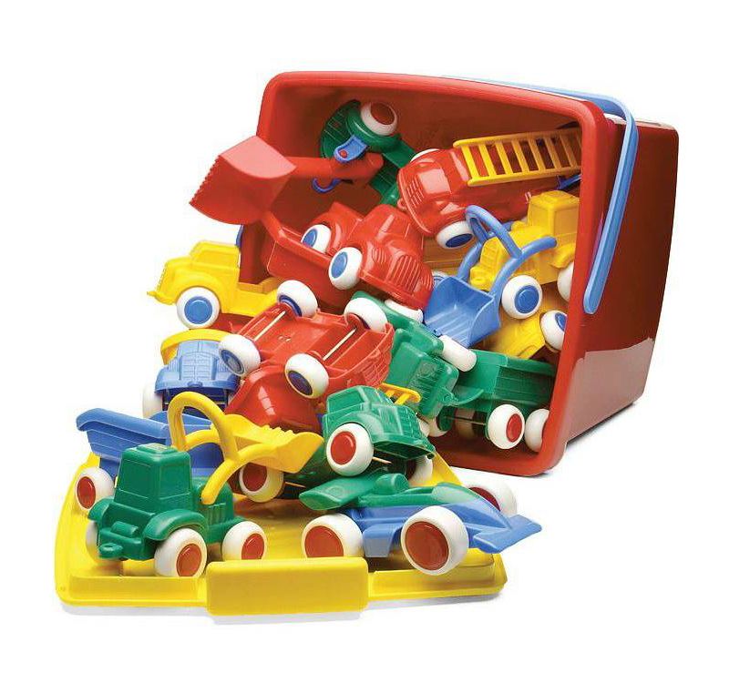 Viking Toys Maxi Vehicles Bucket Set - 18pc
