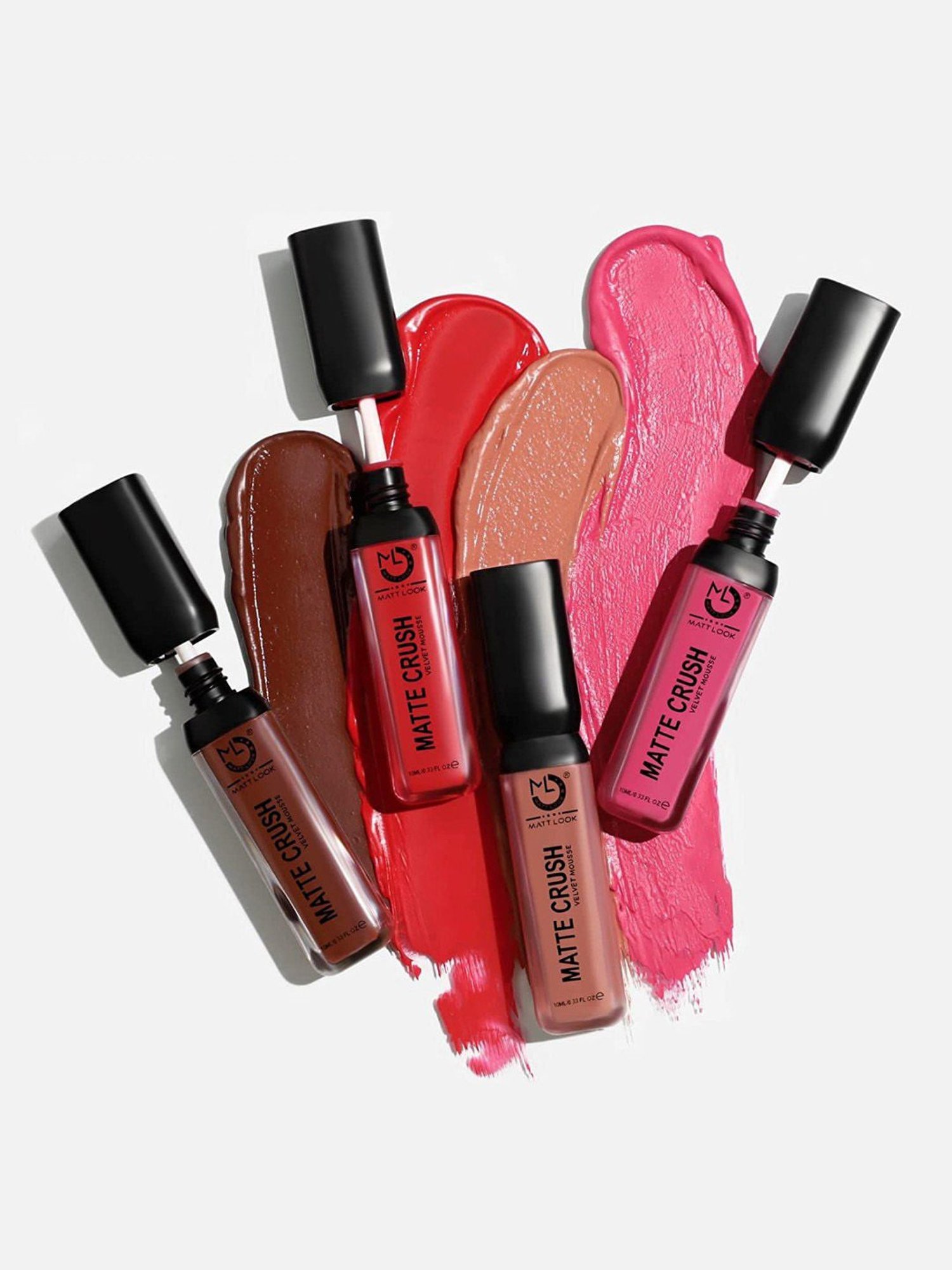 Matt Look Matte Crush Velvet Mousse Liquid Lipstick 15 Dark Chocolate - 10 ml