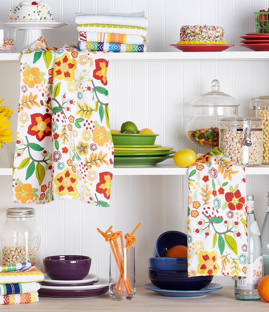 kate spade new york Spade Flower 2-Piece Dish Towel